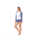 Krimson Klover Mae Swimshirts - Womens, Floral S. Blue, Small, S23144P-658-S