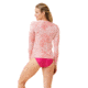 Krimson Klover Mae Swimshirts - Womens, Mtn Floral Coral, Large, S23144P-657-L