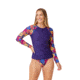 Krimson Klover Mae Swimshirts - Womens, Summit Floral, Medium, S23144P-654-M