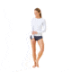 Krimson Klover Mae Swimshirts - Womens, White, Large, S23144S-101-L