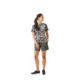 Krimson Klover Vida Jersey T-Shirts - Womens, Floral Forest, Extra Small, S23108-670-XS