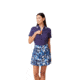 Krimson Klover Wellington Skorts - Womens, Floral S. Blue, Large, S23148-658-L