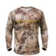 Kryptek Hyperion Long Sleeve Crew With Logo - Mens, Highlander, Small, 19HYPLSLH3