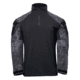 Kryptek Tactical Long Sleeve Zip - Mens, Black/Typhon, Small, 19TACZLSBKT3