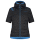 La Sportiva Glow Short Sleeve Jacket - Womens, Black, Extra Small, C98-999999-XS