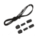 La Sportiva Synthesis Shoe Laces, BLACK, One Size, 39V-BK-1 SIZE