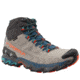 La Sportiva Ultra Raptor II Mid Leather GTX Hiking Shoes - Womens, Grey/Cherry Tomato, 38.5, ZFHS097-G01R22-38.5