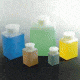 VWR Square Bottles, Case of 24, High-Density Polyethylene, Wide Mouth, K613-VWR