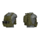 USED Lancer Tactical 1000D Nylon MOLLE Plate Carrier Vest, Olive Drab, CA-301GN, EDEMO1