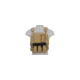 Lancer Tactical 1000D Nylon MOLLE Plate Carrier Vest, Tan, CA-301TN