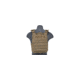 Lancer Tactical Quick Depart Plate Carrier, Tan, CA-2155T