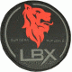LBX Tactical LBX Logo PVC Patch, Black LBX-6000 BLACK