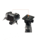Leapers UTG Monopod with V-Rest and Camera Adaptor, 20.5in. to 58.75in., _x000D_ TL-MP150Q