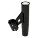 Lee's Tackle Clamp-On Rod Holder - Black Aluminum - Vertical Mount - Fits 1.315 O.D. Pipe 59867