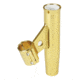 Lee's Tackle Clamp-On Rod Holder - Gold Aluminum - Vertical Mount - Fits 2.375" O.D. Pipe 31282