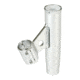 Lee's Tackle Clamp-On Rod Holder - Silver Aluminum - Vertical Mount - Fits 1.660" O.D. Pipe 31277