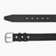 Lejon Brushgun Leather Belt - Mens, Black, 34, VA-81371-34