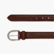 Lejon Corsicana Leather Belt - Womens, Brown, Small, VB-20213-S