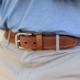 Lejon Gettysburg Leather Belt - Mens, Brown, 44, VB-1993-44