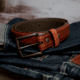 Lejon Horizon Leather Belt - Mens, Brown, 42, VB-65444-42