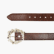 Lejon Vaquera Leather Belt - Womens, Brown, Extra Large, VB-65772-XL