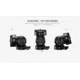 Leofoto BV-1 Mini Fluid Head for Optics w/Handle, Arca Compatible, Black, BV-1