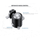 Leofoto HB-70 70mm Pro Heavy-Duty Ball Head w/Quick Release Plate &amp; Case, Black, HB-70