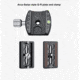Leofoto HB-70 70mm Pro Heavy-Duty Ball Head w/Quick Release Plate &amp; Case, Black, HB-70
