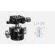Leofoto LH-30 Low Profile Ball Head &amp; QR Plate. Arca, Black, LH-30