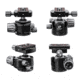 Leofoto LH-40 Series Low Profile Ball Head &amp; QR Plate, Arca, Black, LH-40