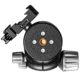 Leofoto LH-40LSC Lever-Release Hybrid Clamp Ball Head, Arca/Picatinny, Black, LH-40LSC