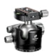 Leofoto LH-55 Series Low Profile Ball Head &amp; QR Plate, Arca, Black, LH-55