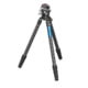 Open Box, Dealer Demo, Leofoto LM-324CL&amp;LH-55LR X Version Tripod w/ 75mm Bowl&amp;Platform w/ LH Ballhead Set, Black, LM-324CLX+LH-55LR
