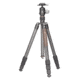 Leofoto LX-284CT/XB-38 Reversible Travel Tripod w/ Ball Head Set, Black, LX-284CT+XB-38