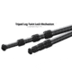 Leofoto SA-404CLX/MA-40X Outdoors Tripod w/ Rapid Lock Ballhead, Black, SA-404CLX+MA-40X