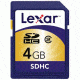 Lexar Media SDHC 4GB Secure Digital High Capacity Card