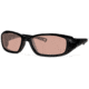 Liberty Sport Suns RIDER Protective Eyewear Shiny Black Frame,Rose Amber Lens, Unisex RIDERSHBK6017130DSL