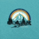Life Is Good Crusher Tee Retro Bear Landscape - Mens, Harbor Blue, Large, 61257-Harbor Blue-L