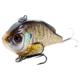 Live Target Livetarget Sunfish Bluegill Medium Sink Lipless Rattlebait, Sinking, Metallic/Gloss, 2 9/16in, 1/2oz, #4 Hooks, BGV65SK102
