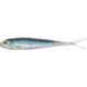 Live Target Twitch Minnow Soft Jerkbaits, 4, 5.25in, Silver/Blue, SSR130S201