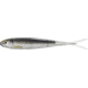 Live Target Twitch Minnow Soft Jerkbaits, 4, 4.5in, Silver/Smoke, SSR115S951