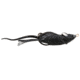 Live Target Mouse,2 1/4,HB,floating,BLK/BLK,1/0 MHB60T404