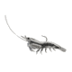 Live Target Rigged Shrimp Soft Plstc,clear shrimp,2/0 SSF100SK919