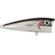 Livingston Lures Walk N Pop 67 Lure, Black Back Chrome Shad, 5305