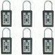 LockState KeyDock Lock Box, 6 PK LS-KD100-6