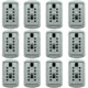 LockState KeyDock Wall Mount Box, 12 PK LS-KD110-12
