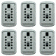 LockState KeyDock Wall Mount Lock Box,  6 PK LS-KD110-6