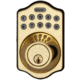 Lockstate RemoteLock 5i WiFi Electronic Deadbolt Door Lock, Aspen Style, Polished Brass, LS-DB5i-PB-A
