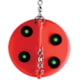 Luhr Jensen 1 Dipsy Diver, Flo. Red / Chartreuse UV / Chrome Bottom, 5560-001-1603