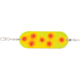 Luhr Jensen 2/0 Jensen Dodger, Chartreuse / Fire Dot, 5100-020-0054
